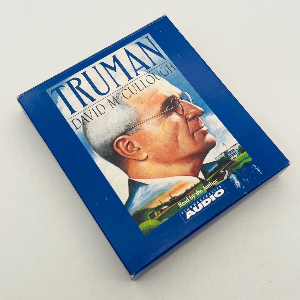 Truman David‎ McCullough Audiobook Cassette Tape Read by Author Simon & Schuster